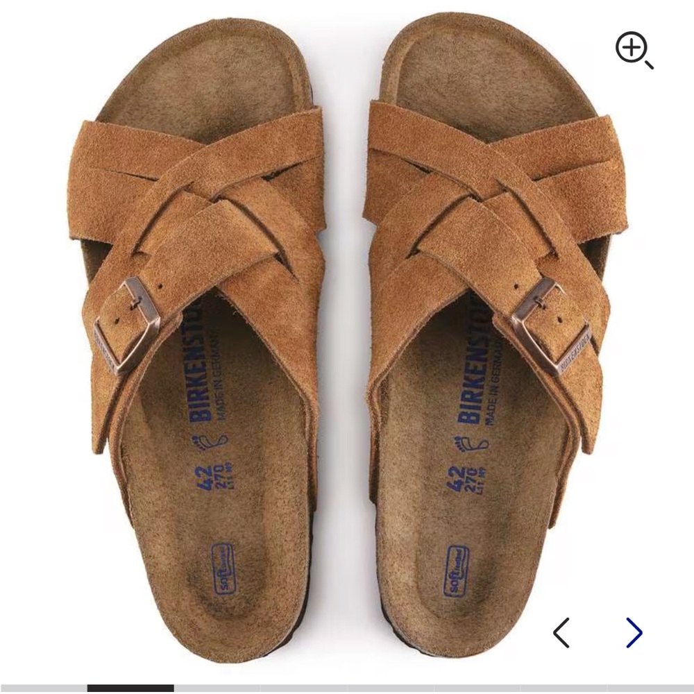 NWT Birkenstock Lugano Soft Footbed Sandals (unisex)